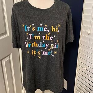 EUC Taylor Swift Anti-Hero lyrics “Birthday Girl” Shirt